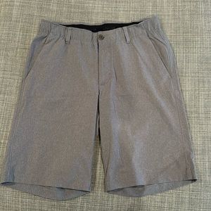Under Armour, heatgear shorts, 32”, light grey